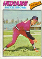 1977 Topps Baseball Cards      147     Jackie Brown